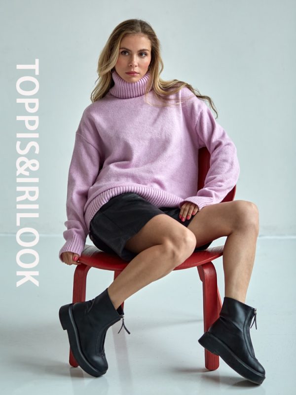 Toppies 2021 Autumn Winter Women's Sweater 15% Wool Green Turtleneck Sweater Knitted Tops Jumper Korean Clothes 2