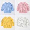 Autumn Winter Kids Baby Girls Carrot Cat Sweatshirts Baby Boys Long Sleeves Sweater Toddler Infant T-shirt Clothes Sweatshirt 1