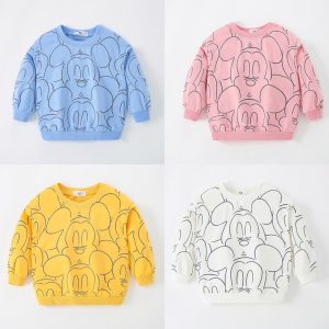 Autumn Winter Kids Baby Girls Carrot Cat Sweatshirts Baby Boys Long Sleeves Sweater Toddler Infant T-shirt Clothes Sweatshirt 1